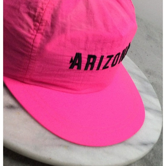Vintage Nylon Hot Pink Arizona SnapBack Hat - Picture 2 of 5
